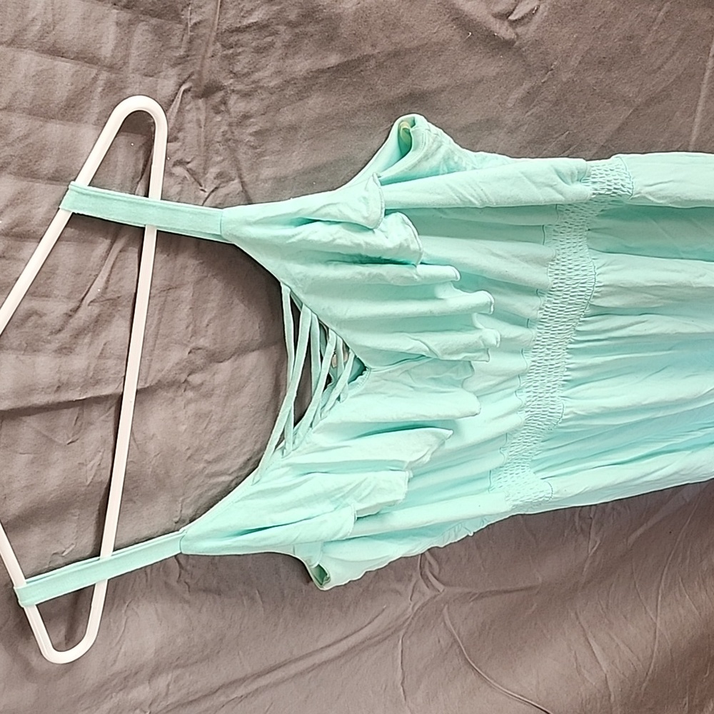 Harlow & Rose 3x mint green dress w ruffles